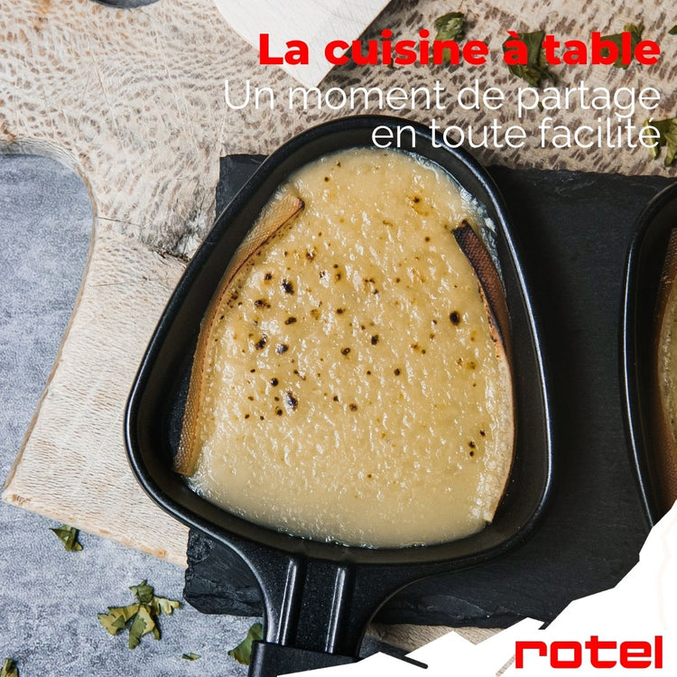 Lot de 2 Poêlons à Raclette Triangulaires Rotel
