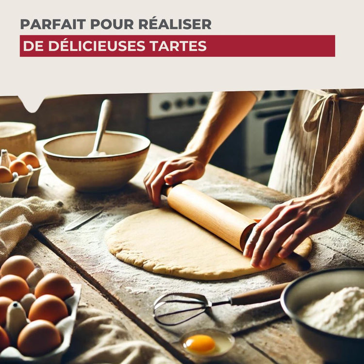 Rouleau à pâtisserie en bois Fackelmann Wood Edition