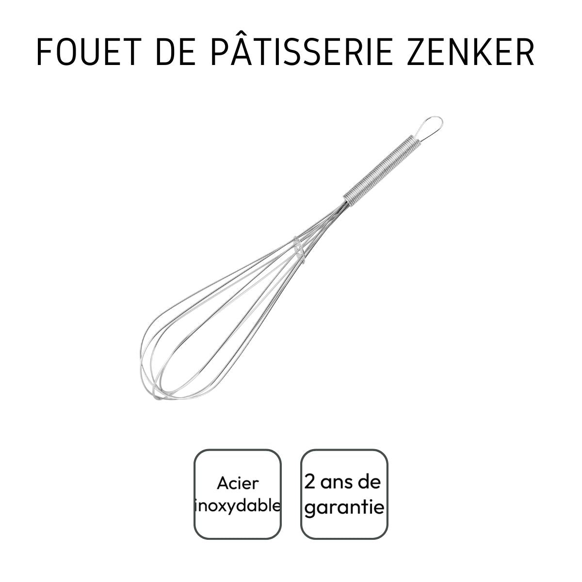 Fouet de cuisine inox 25 cm Zenker