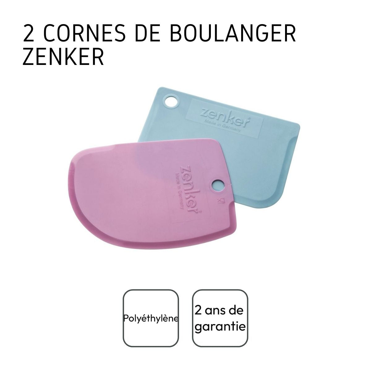 Lot de 2 cornes à pâtisserie Zenker Sweet Sensation