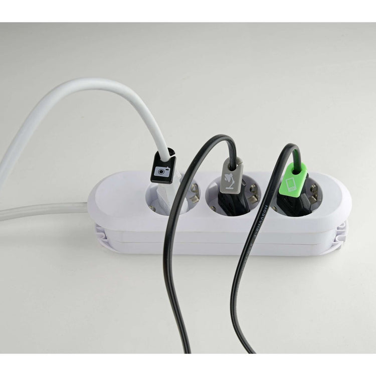 Lot de 12 marqueurs pour câbles électriques Fackelmann Tecno