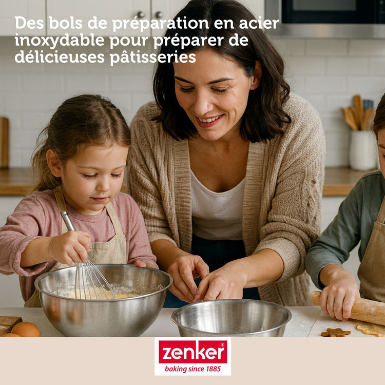 Set de 53 ustensiles de pâtisserie moules à gâteaux bols et spatule Zenker Smart Pastry