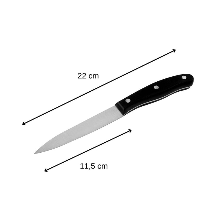 Ensemble de 3 couteaux de cuisine 20, 22 et 26 cm Nirosta Fit
