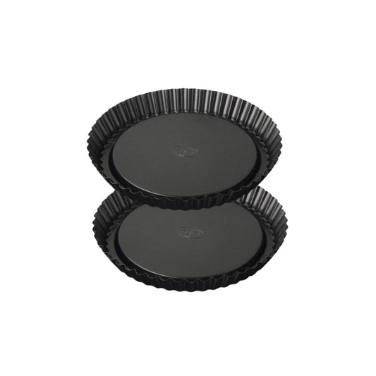 Ensemble de 2 Moules à tarte renversée 22 cm Dr.Oetker Tradition