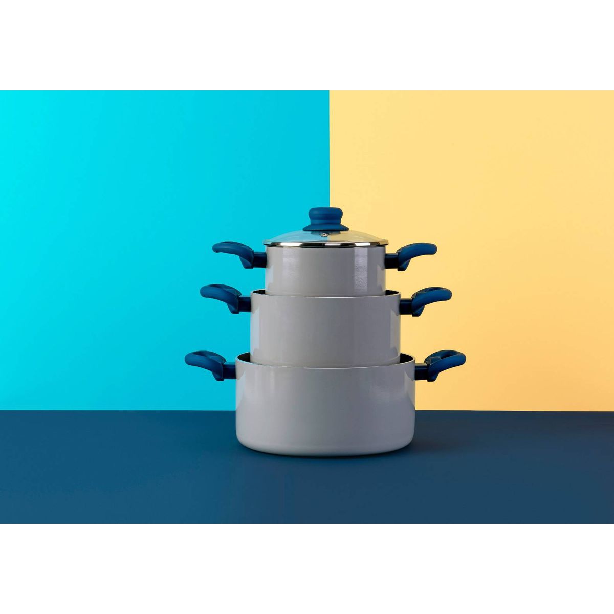 Faitout avec dosage d'huile et couvercle 24 cm Tasty Casserole