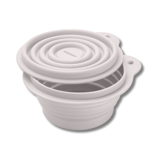 Boite à Snacks Pliable en Silicone Blanc Fackelmann Storage