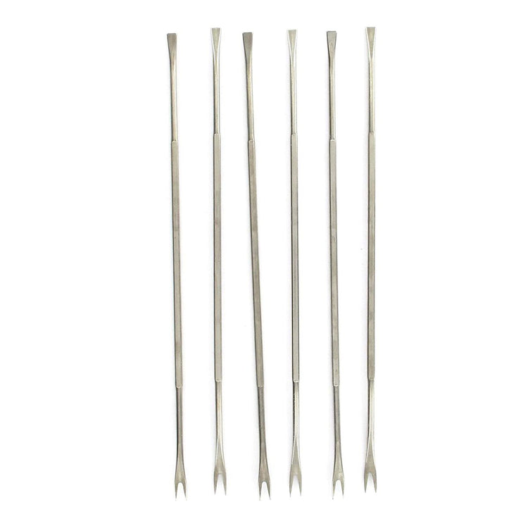 Lot de 6 fourchettes à crustacé en acier inoxydable Fackelmann