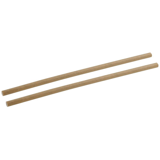 Boite de 250 pailles en papier brun Fackelmann Eco Friendly