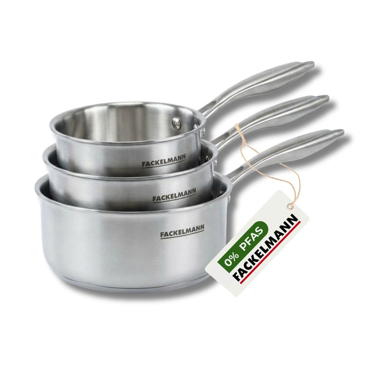 2 Casseroles 14 et 18 cm inox 18/10 Triply Fackelmann Vita3