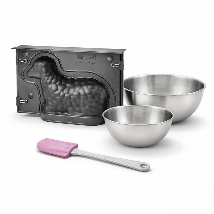 Set de 4 ustensiles de pâtisserie moule à gâteaux 2 bols et spatule Spécial season Spécial season Zenker  Spécial season