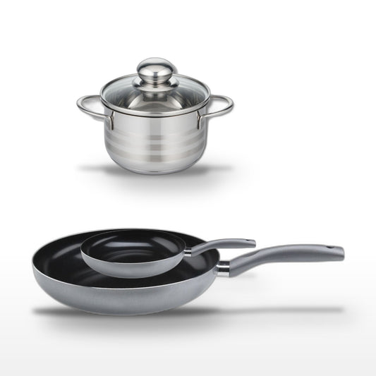 Lot Poêle 32 cm & 20 cm Elo Ducato avec Faitout 14 cm