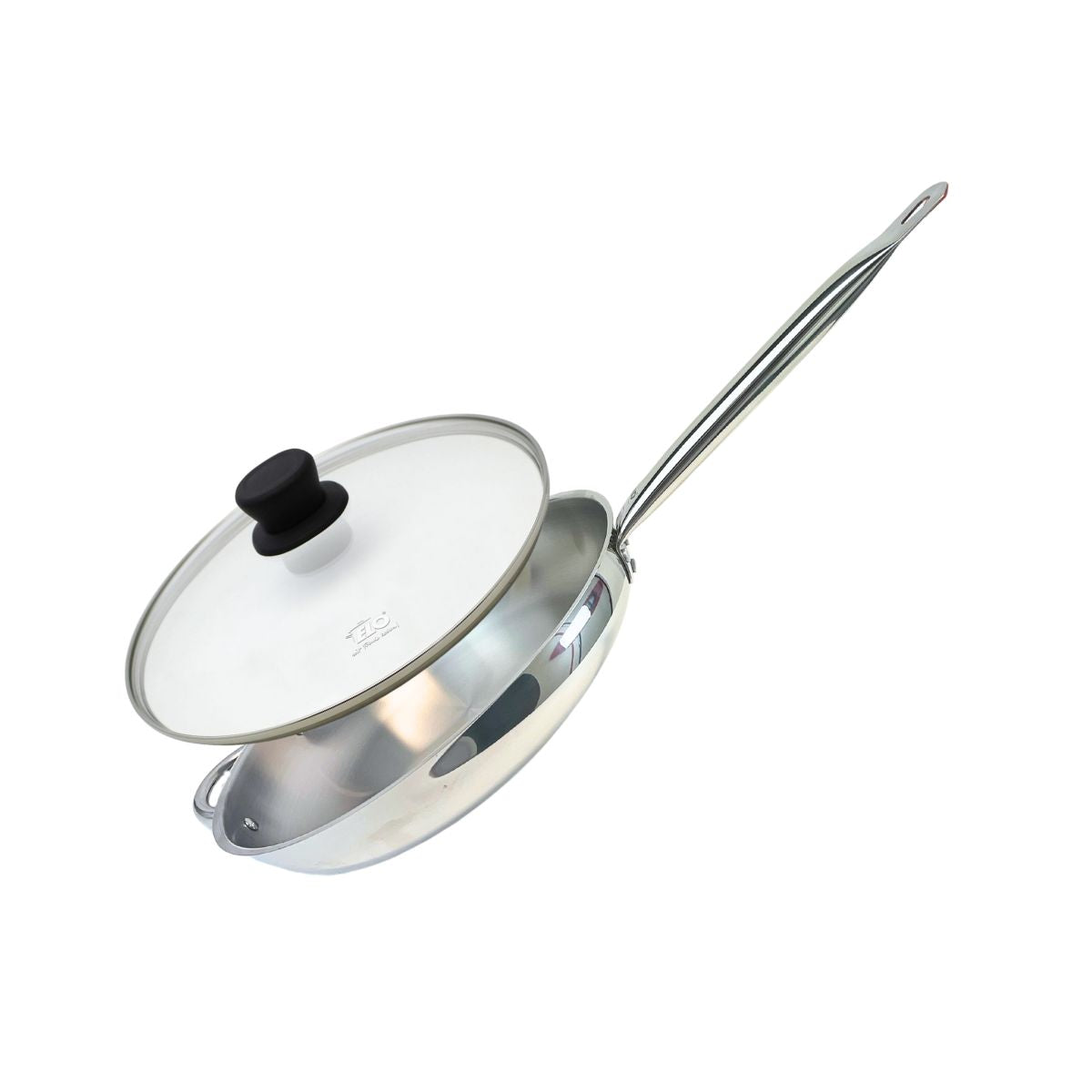 Ensemble de poêle et couvercle en verre de 32 cm Elo Profi Therm