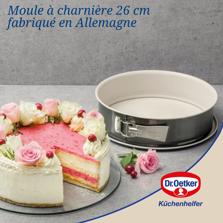Ensemble de 2 Moules à manqué à charnière 26 cm Dr. Oetker Back-Trend