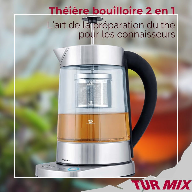 Théière bouilloire électrique 2 en 1 Turmix