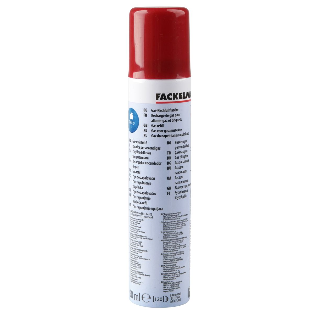Recharge de gaz 90 ml Fackelmann Tecno