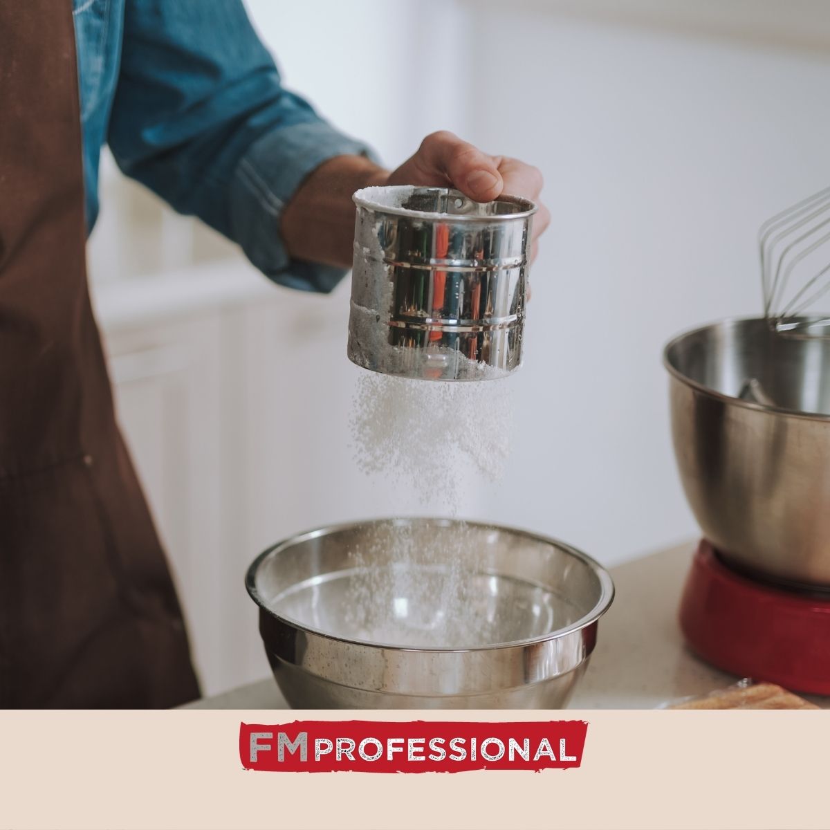 Tamis de farine en inox FM Professional
