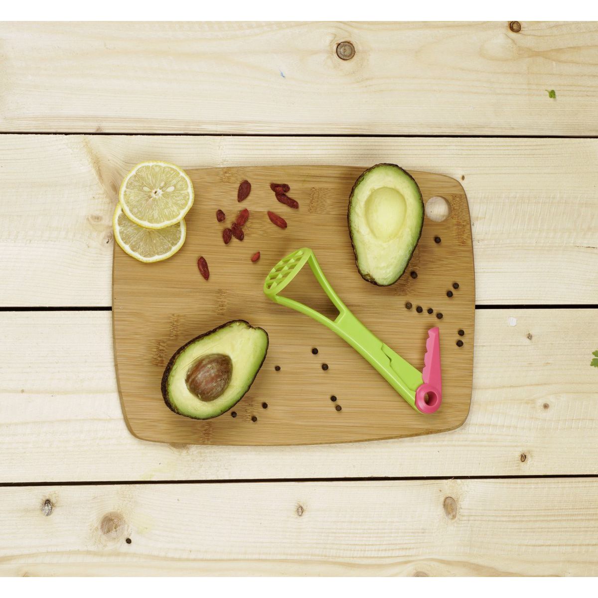 Ustensile de cuisine 4 en 1 pour avocat Fackelmann
