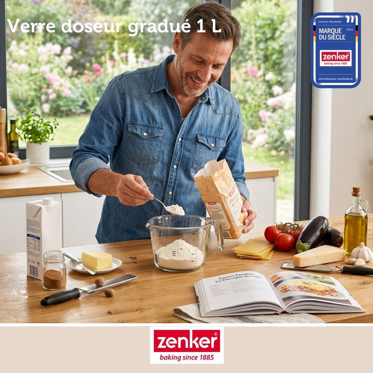 Verre à mesurer en borosilicate 1L Zenker