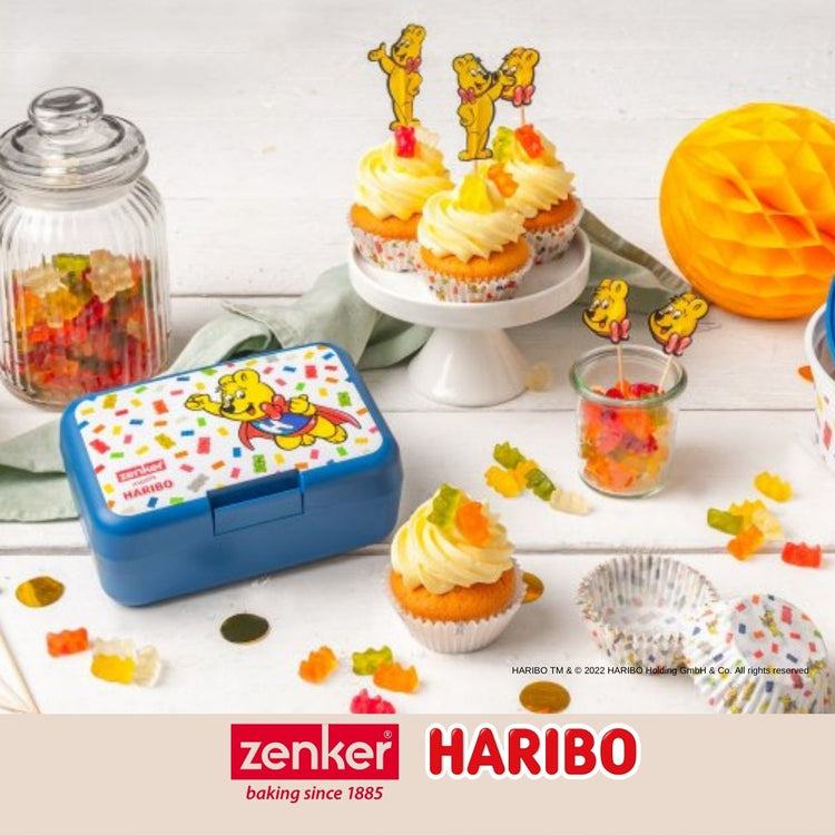 Boîte alimentaire avec couvercle en plastique 16,5 x 11,5 cm Zenker Haribo