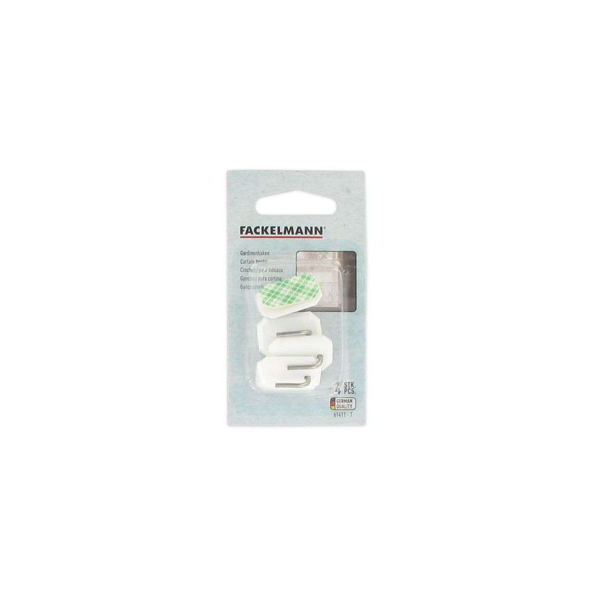 Lot de 4 crochets pour rideaux Fackelmann Tecno