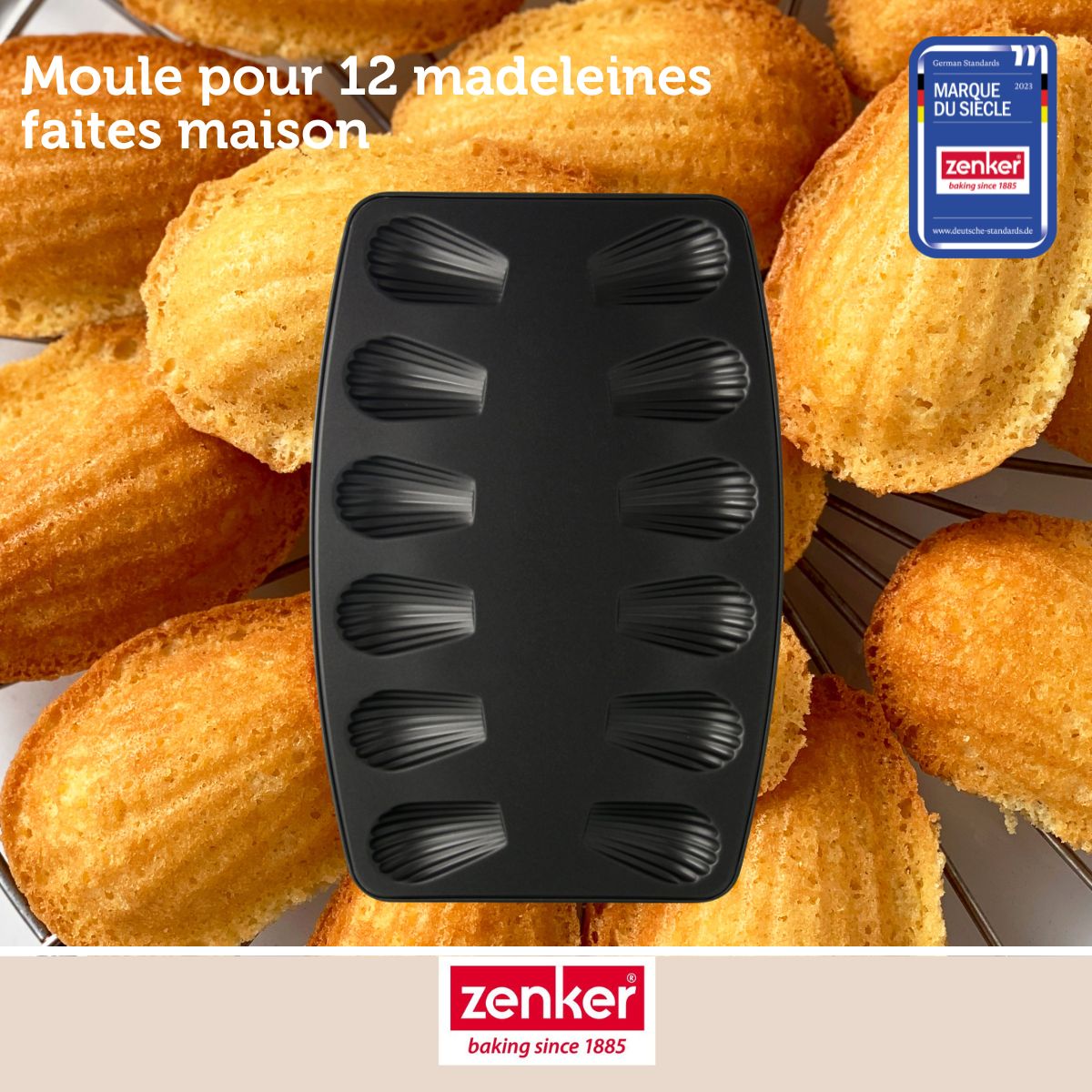 Moule 12 madeleines Zenker Spécial Countries