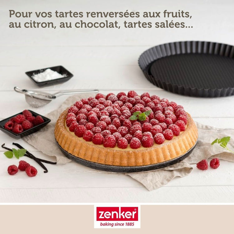 Set de 4 ustensiles de pâtisserie moule à gâteaux 2 bols et spatule pâtisserie Black metallic Black mettallic Zenker  Black mettallic