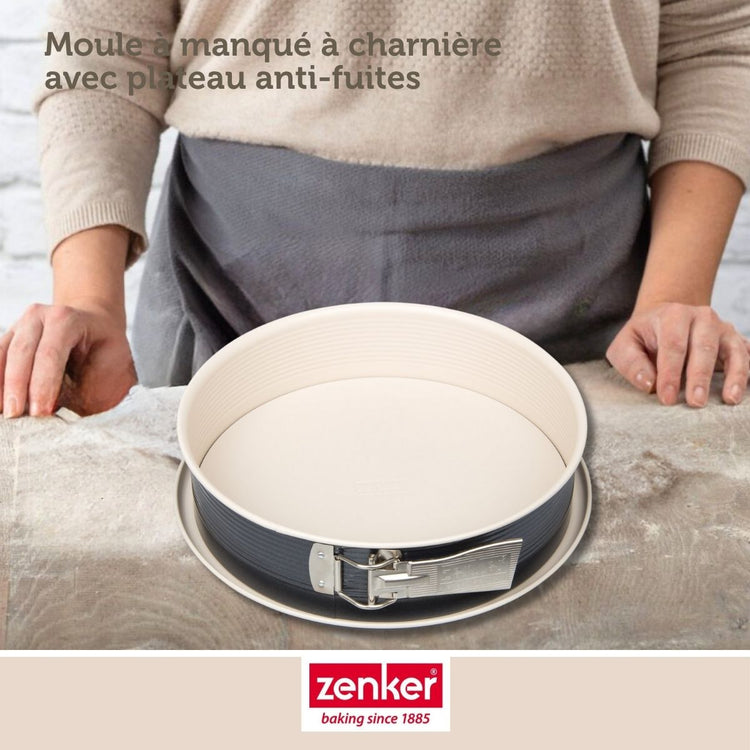 Set de 5 ustensiles de pâtisserie moule à gâteaux bol spatule pâtisserie et verre doseur Black mettallic Black mettallic Zenker  Black mettallic