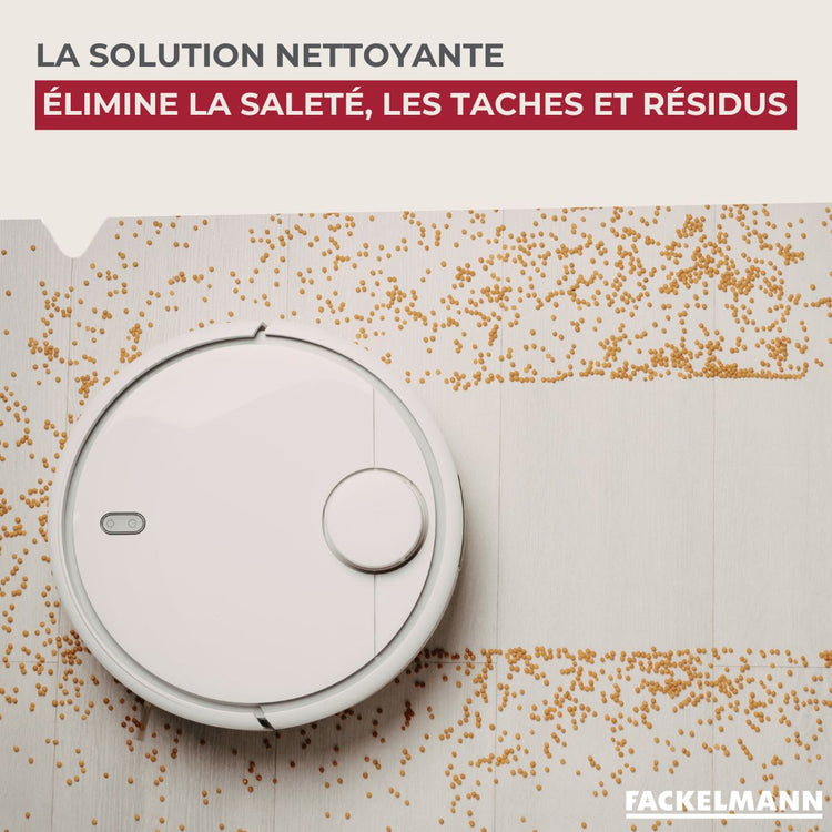 Solution nettoyante pour Aspirateurs Laveurs Robots et Balais Fackelmann