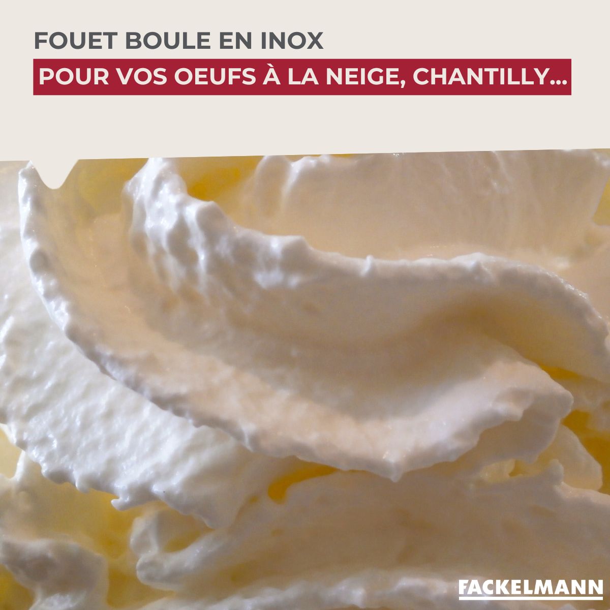 Fouet boule inox 26,5 cm Fackelmann Ovale Limited Edition