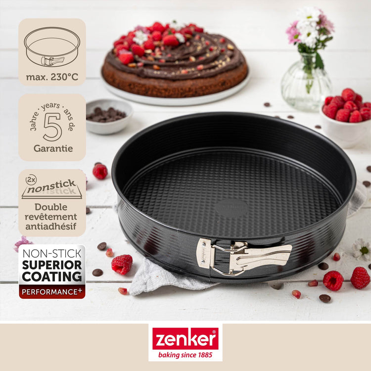 Moule à manqué à charnière 28 cm Zenker PerfectBack+