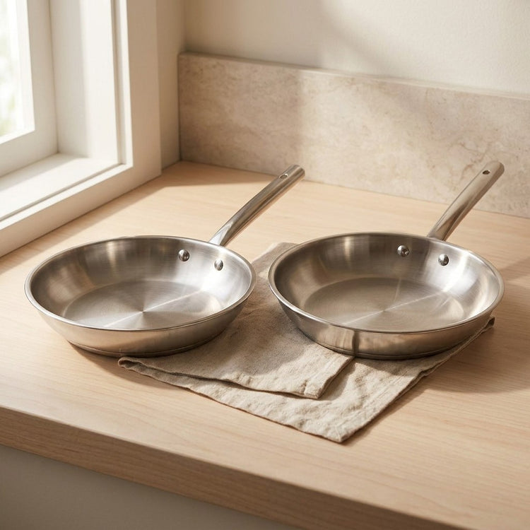 Poêle à frire inox 24 cm Fackelmann Rhona