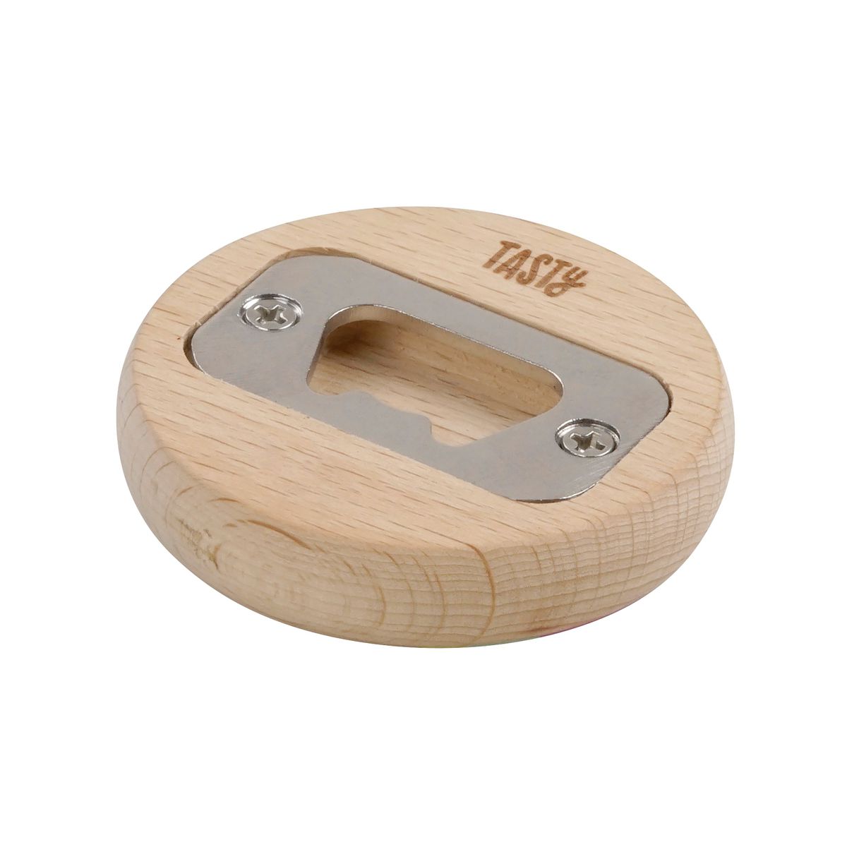 Décapsuleur rond en bois Tasty Green