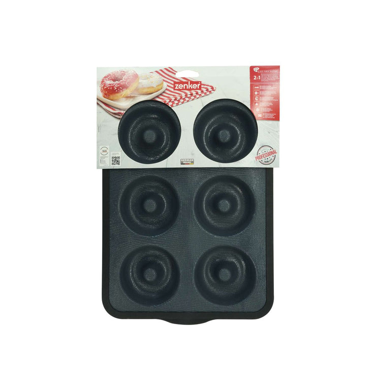 Moule 6 donuts Zenker Silicone fibre de verre