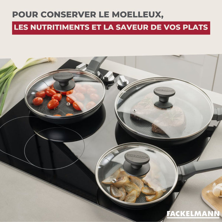 Couvercle de cuisson en verre 32 cm Fackelmann