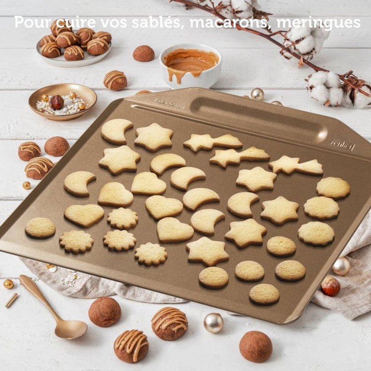 Plaque à pâtisserie sans rebords 36 x 33 cm Zenker Mojave Gold