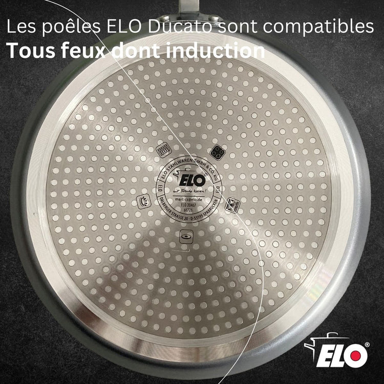 Set chandeleur crêpière 26 cm et 3 ustensiles Elo Ducato
