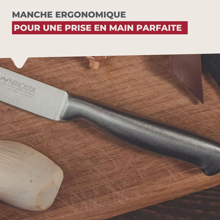 Set de 6 couteaux de cuisine 24 cm en inox Nirosta Star