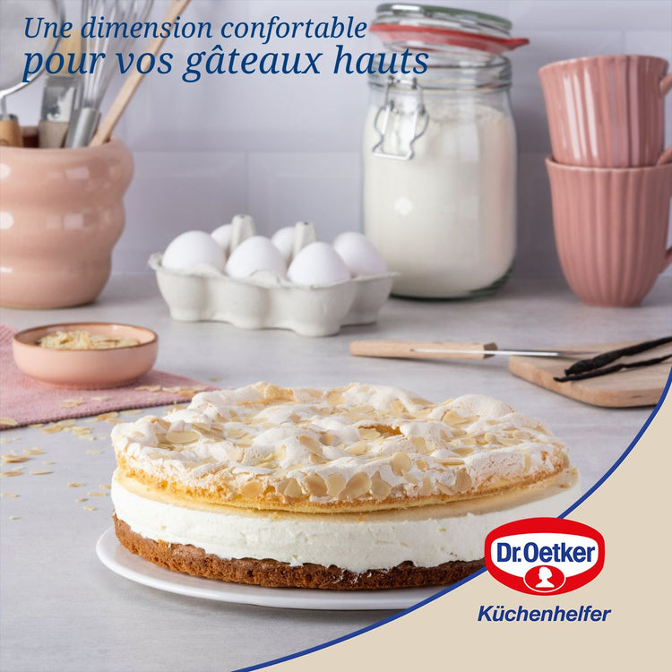 Ensemble de 2 Moules à manqué à charnière 26 cm Dr. Oetker Back-Trend