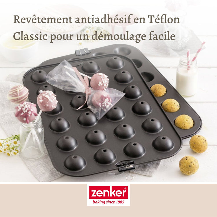 Lot de 2 moules à gâteaux 38,5/26,5 cm en acier Spécial créative Spécial créative Zenker  Spécial créative