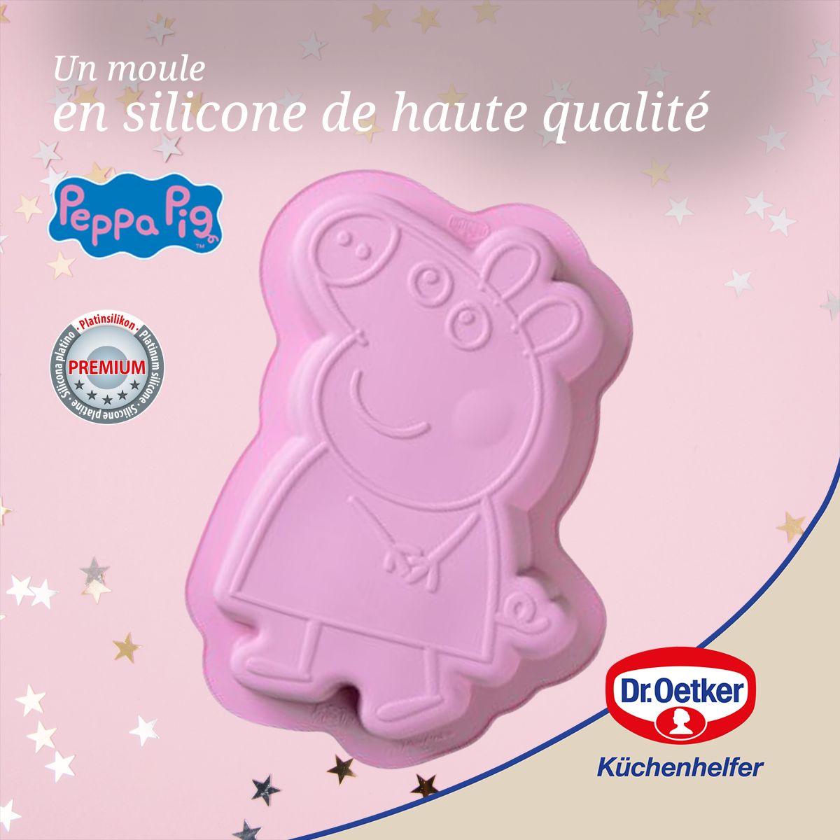 Forme à pâtisserie en silicone Dr. Oetker Peppa Pig