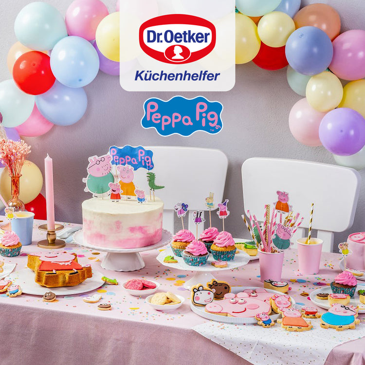 Set de 4 tampons et emporte-pièces pour enfants Dr. Oetker Peppa Pig 
