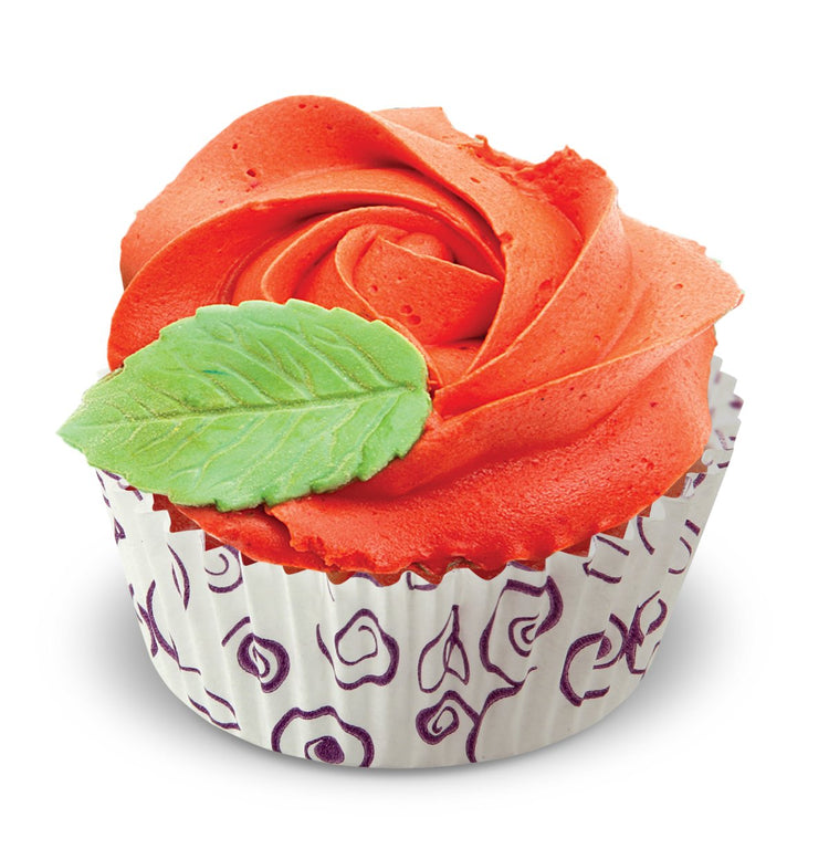 Lot de 50 moules à muffins en papier motif fleur violette 7 cm Zenker Smart Pastry