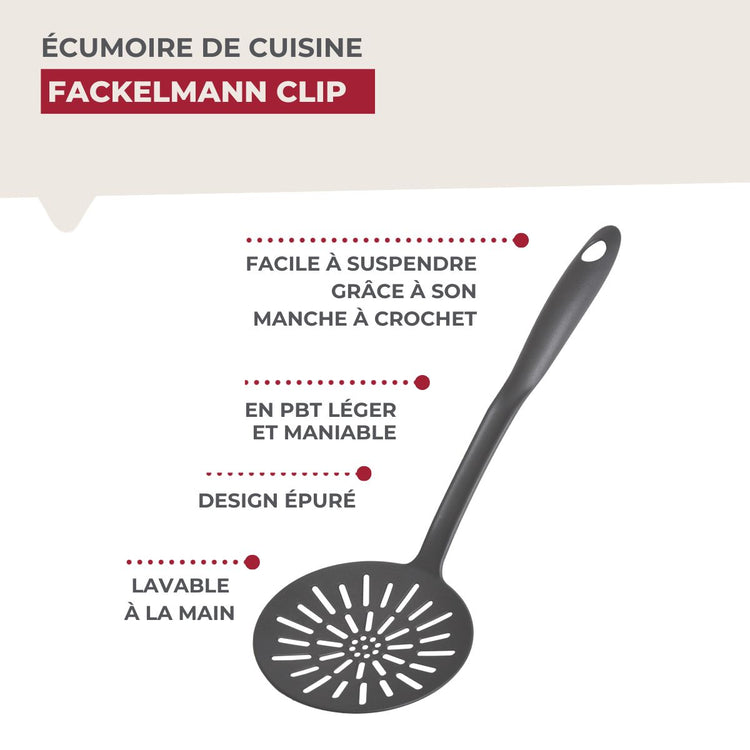 Écumoire 33,5 cm Fackelmann CLIP