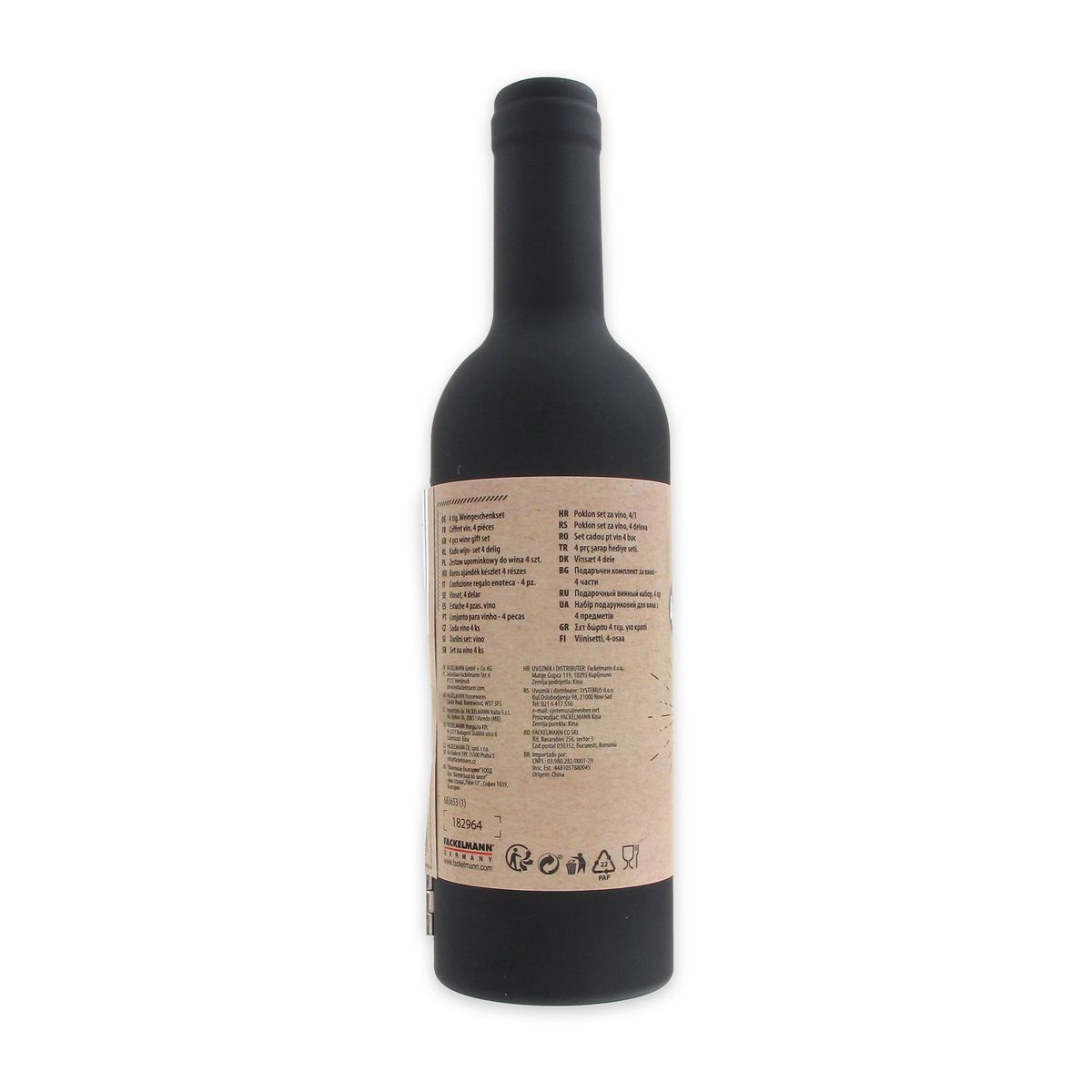 Coffret cadeau pour bouteille de vin Fackelmann
