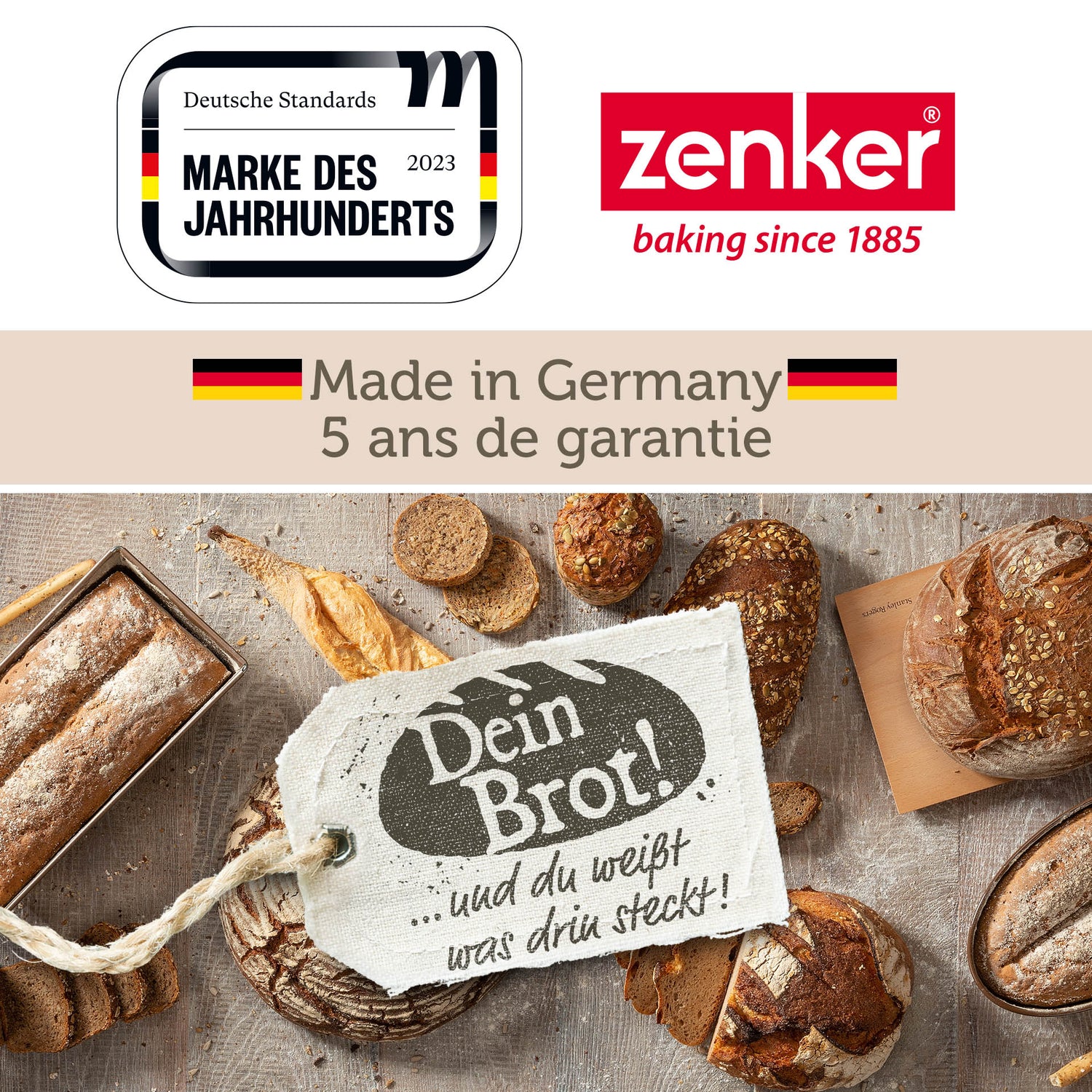 Moule à baguette 3 empreintes Zenker Mojave Gold