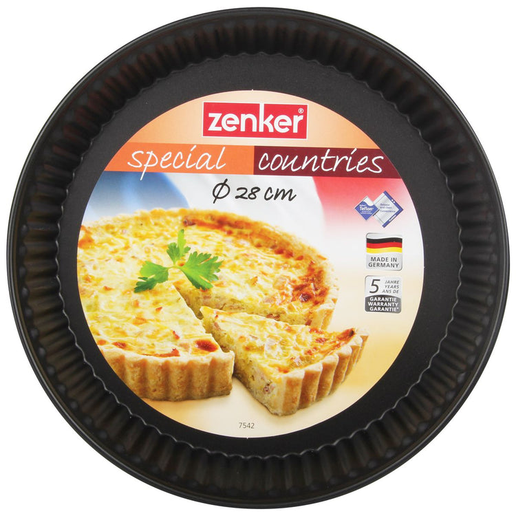 Moule à quiche lorraine 28 cm Zenker Spécial Countries