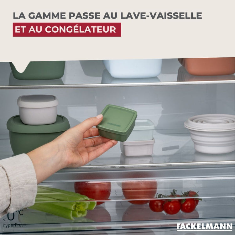 Lot de 4 boîtes à sauce hermétiques 0,5L Fackelmann Storage