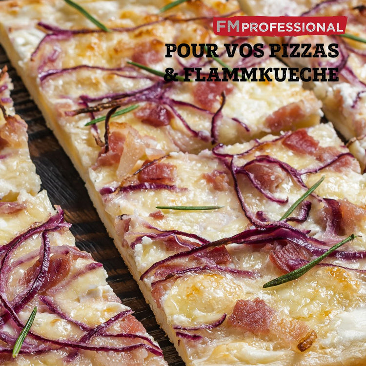 Plaque à pizza perforée ronde four et barbecue 32 cm FM Professional Barbecue