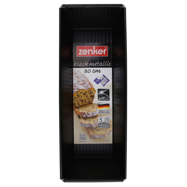 Lot de 2 moules à cake 30,5 cm Zenker Black Metallic
