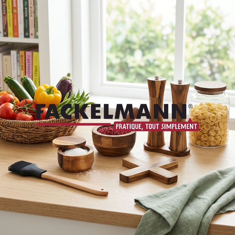 Pinceau de cuisine silicone 29 cm Fackelmann Acacia